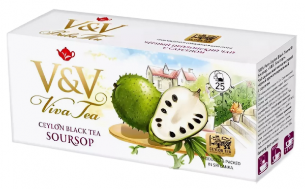 Viva Tea Ceylon Саусеп черный чай 2г х 25шт