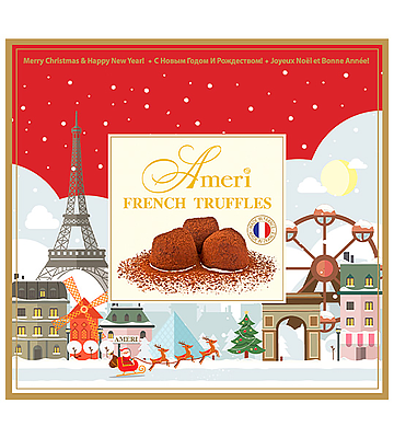 Ameri шоколадные трюфели Рождество в Париже Новогодний конверт 250 г