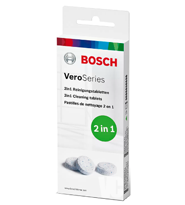 Bosch Vero Series таблетки для чистки гидросистемы от кофейных масел 10 шт TCZ8001A 00312096
