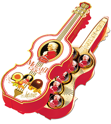 Reber Mozart Скрипка набор шоколадных конфет 140 г