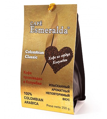 Cafe Esmeralda Colombian Classic кофе в зернах 250 г