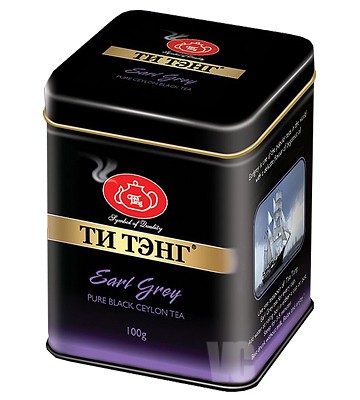 Ти Тэнг Эрл Грей черный ароматизированный чай 100г жб