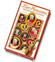 Reber Mozart подарочный набор с окном конфеты шоколадные 218 г