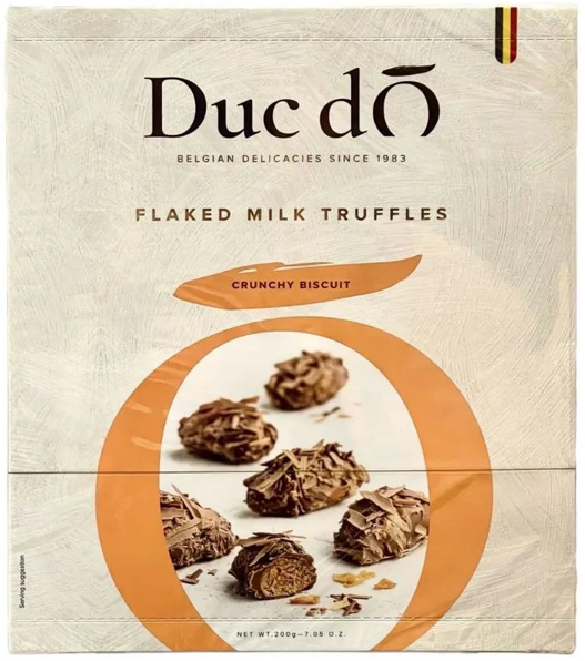 Duc d'O Трюфели Молочные с Бисквитом конфеты шоколадные 200 г