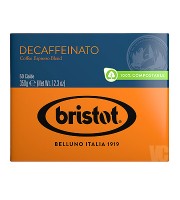 Bristot кофе в чалдах Decaffeinato 7г х 50 шт