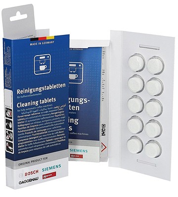 Bosch таблетки для чистки гидросистемы от кофейных масел 10 шт x 2,2 г 00311969