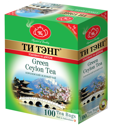 Ти Тэнг Королевский зеленый чай 2гх100шт