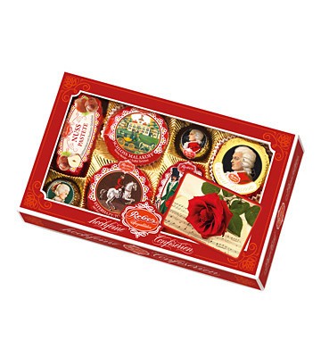 Reber Mozart подарочный набор с окном конфеты шоколадные 285 г