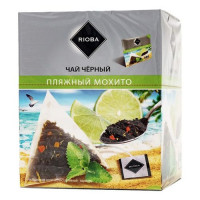 Rioba Пляжный мохито черный чай 2г х 20 пак 40г