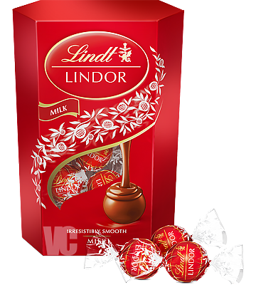 Набор конфет Lindt Lindor Корнет Молочный шоколад 200 г