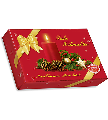 Reber Mozart Gold Cord Window Box Новогодние шоколадные конфеты 525 г