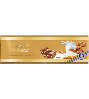 Шоколад Lindt Swiss Premium Молочный с Цельным Миндалем 300 г