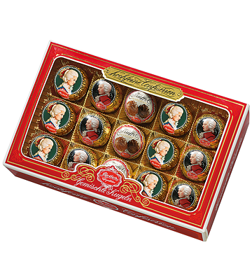 Reber Mozart подарочный набор с окном конфеты шоколадные 300 г