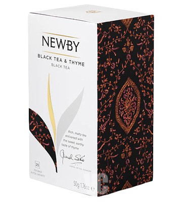 Newby с Чабрецом 2г х 25 пак черный чай 50 г