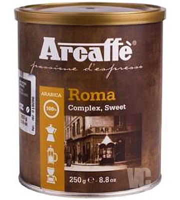 Arcaffe Roma кофе молотый 250 г жб