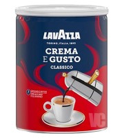 Lavazza Crema e Gusto кофе молотый 250 г жб