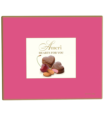 Ameri шоколадные конфеты Pralinetti Hearts 125 г