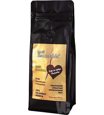 Cafe Esmeralda Gold Premium Espresso кофе молотый 500 г