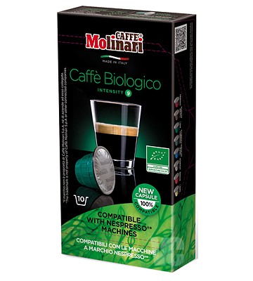Molinari БИО Органик кофе в капсулах 5г х10шт