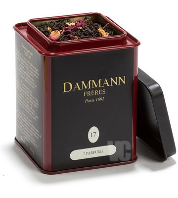 Dammann N17 Семь Ароматов черный ароматизированный чай жб 100 г