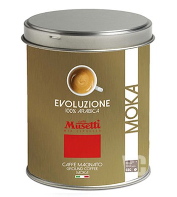 Musetti Evoluzione 100% арабика кофе молотый 250 г жб