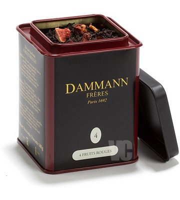 Dammann N4 Четыре Красных Фрукта черный ароматизированный чай жб 100 г
