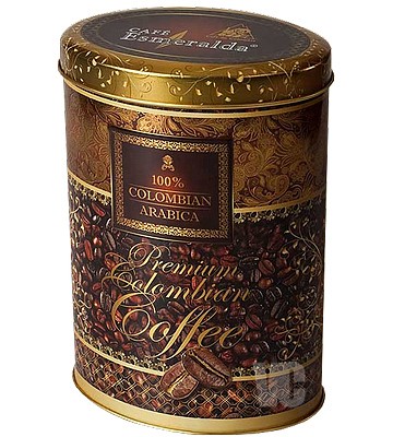 Cafe Esmeralda набор Колумбия молотый и зерновой кофе 180 г жб