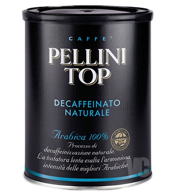 Pellini Top Decaffeinato кофе молотый 250 г жб