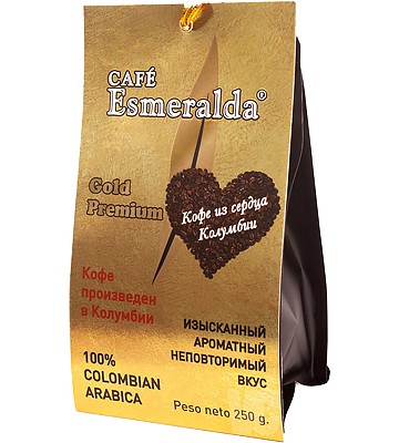 Cafe Esmeralda Gold Premium кофе в зернах 250 г