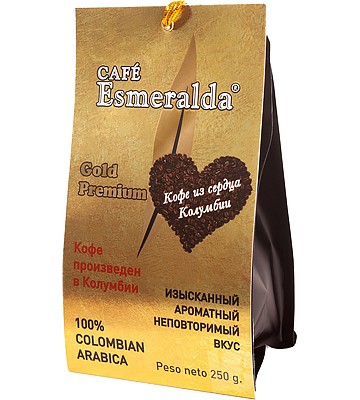 Cafe Esmeralda Gold Premium Espresso кофе в зернах 250 г
