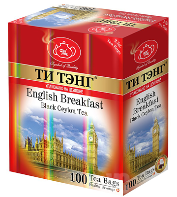 Ти Тэнг Английский Завтрак черный чай 2,5гх100шт