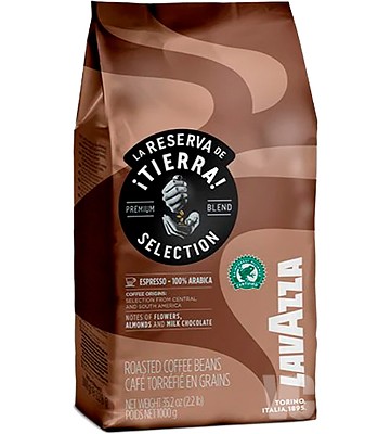 Lavazza La Reserva De Tierra Selection кофе в зернах 1 кг