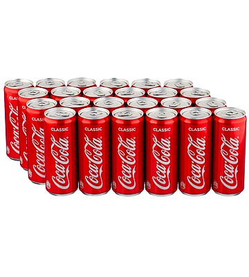 Газированный напиток Coca-Cola Classic, 0.33 л, 24 шт.