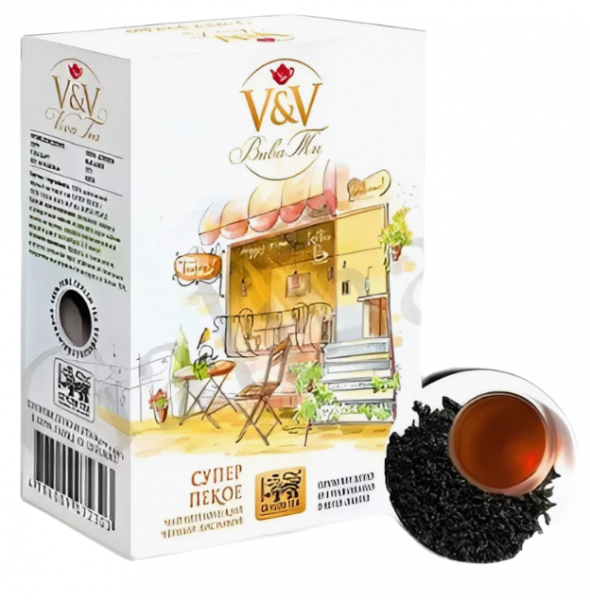 Viva Tea Ceylon Super PEKOE черный чай 100г