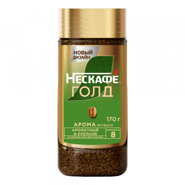 Nescafe Gold Aroma Intenso кофе растворимый 170 гр