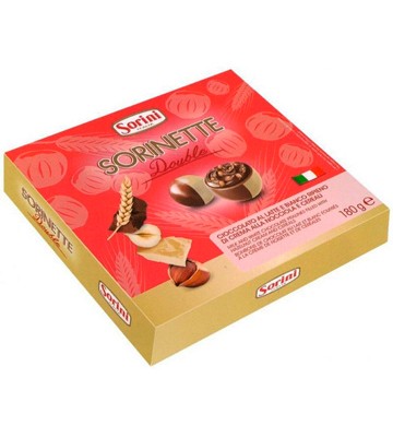Sorini Дабл Бокс шоколадные конфеты 180г